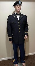Conjunto de uniforme azul vestido del servicio militar del ejército de Estados Unidos para hombre (chaqueta 40R) segunda mano  Embacar hacia Argentina