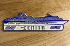 Vintage My Zenith Cruise Ship hecho en EE. UU. imán de goma 5" imán de nevera grande segunda mano  Embacar hacia Argentina