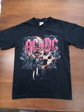Camiseta ACDC Black Ice Tour 2008 2009 concerto banda de rock gola redonda tamanho grande comprar usado  Enviando para Brazil