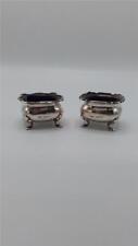 Solid Silver Mappin & Webb Salt cellars 60.6g VGC fully hallmarked  for sale  Shipping to South Africa