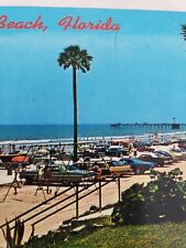 C 1965 Daytona Beach FL Old Cars Playground for All Ages Chrome Postcard, used for sale  Shipping to South Africa