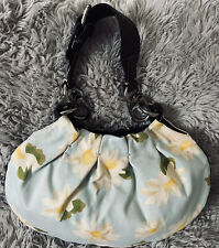 Bolsa de ombro Moschino barata e chique vintage floral de couro lona comprar usado  Enviando para Brazil