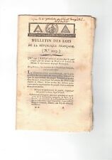 Rare document 1794 d'occasion  France