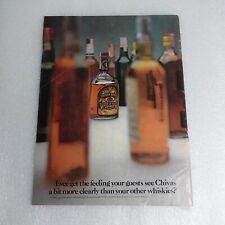 Anuncio de colección estampado de Chivas Regal de whisky deportes ilustrado 18 de octubre 1971 segunda mano  Embacar hacia Argentina