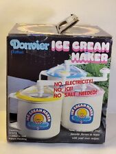 Donvier chillfast Ice Cream Maker 1 Quart Amarillo Con Caja Original Excelente segunda mano  Embacar hacia Argentina