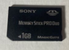 Tarjeta Sony Memory Stick Pro Duo 1 GB PSP o Cybershot 1 GB - Original OEM segunda mano  Embacar hacia Argentina