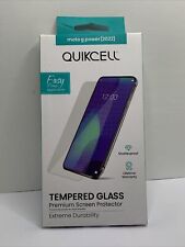 Quikcell MOTO G POWER 2022 Tempered Glass Screen Protector Shatterproof PREMIUM for sale  Shipping to South Africa