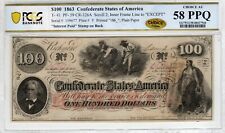 1863 100 confederate for sale  San Antonio