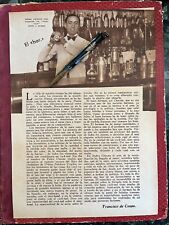 1924 Pedro Chicote Perico - Original Spain Press Clipping Page comprar usado  Enviando para Brazil