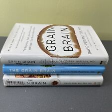 Libro de cocina Grain Brain David Perlmutter plan de vida entera conjunto de 3 libros de tapa dura, usado segunda mano  Embacar hacia Argentina