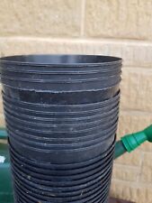 Used, Black Plastic Plant Pots 3 Litres, used, 20 number  for sale  UK