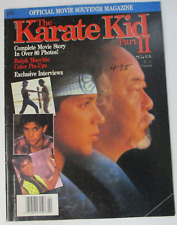 The Karate Kid Parte II, Revista Oficial de Lembrança de Filme - 1986 - Ralph Macchio comprar usado  Enviando para Brazil