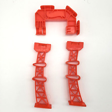 Mattel Hot Wheels Track 4 pulgadas rojo C abrazadera 3 piezas de repuesto segunda mano  Embacar hacia Argentina