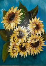 Sonnenblumen bild ölbild gebraucht kaufen  Wusterhausen