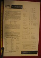 Used, Unertl Scope Base Chart with Mounting Applications & Dimensions for sale  Shipping to South Africa