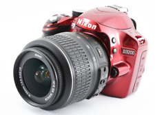 Nikon D3200 24,2 MP Lustrzanka cyfrowa Czerwona z obiektywem AF-S 18-55mm [Exc++++ #2081335 na sprzedaż  Wysyłka do Poland