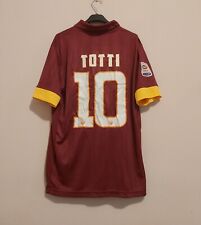 MAGLIA ROMA TOTTI calcio shirt 2014-2015 JERSEY trikot maillot camiseta serie a usato  Italia