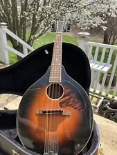 Vintage 1930s Kalamazoo Mandolin KM-11 With Locking Case USA Made for sale  Shipping to South Africa