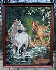 Tableaux canevas chevaux d'occasion  Bourg-en-Bresse