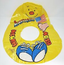 Vintage American Human Bean Niños Amarillo Inflable Piscina Inflable Flotador Anillo de Nadar segunda mano  Embacar hacia Argentina