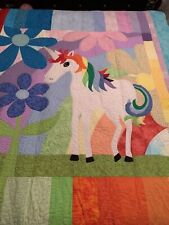 Handmade unicorn quilt for sale  Minerva