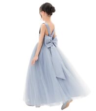 Backless Flower Girl Dress Wedding Pageant Dress First communion Dresses for sale  Shipping to South Africa