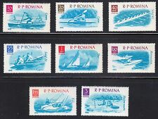 Rumania 1962 MNH Sc 1478-1485 Mi 2048-2055 kayak, remo, vela, yates, lancha a motor segunda mano  Embacar hacia Argentina