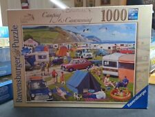 CAMPING & CARAVANNING 1000 PIECE KEVIN WALSH RAVENSBURGER JIGSAW PUZZLE for sale  Shipping to South Africa