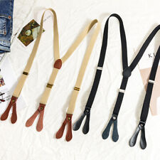 Mens button suspenders for sale  MANCHESTER