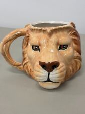 Lion ceramic mug for sale  Nashua