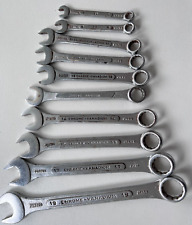 10 Combination spanners Chrome Vanadium - 19, 17, 15, 14, 13, 12x2, 11, 8 & 7mm for sale  Shipping to South Africa
