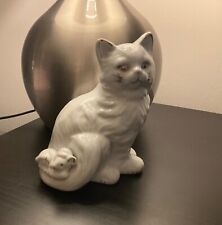 Ceramic white cat for sale  READING