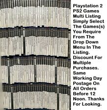 Juegos de PS2 Playstation 2: listado múltiple muchos juegos disponibles selecciona un título segunda mano  Embacar hacia Mexico