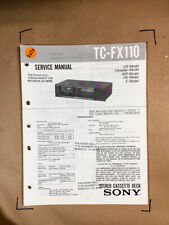 Sony fx110 cassette for sale  Portland