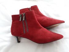 Womens red suede for sale  ASHFORD