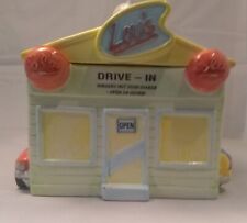  Fitz & Floyd Omnibus Lou's Drive In Cookie Jar Canister 1993 Retired for sale  Portola
