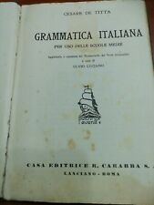 Grammatica italiana cesare usato  Nocera Inferiore