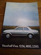 Vauxhall viva brochure for sale  FRODSHAM