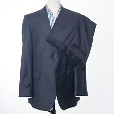 Used, SCABAL Tailored Solid Gray MTM Worsted Wool Suit EU56 US46 for sale  Shipping to South Africa