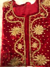 Indian velvet embroided for sale  CARDIFF