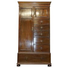 FULLY RESTORED ANTIQUE LIBERTY & CO VICTORIAN WARDROBE COMPENDIUM WITH DRAWERS for sale  Shipping to South Africa