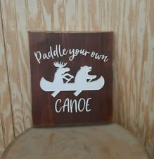 Paddle canoe carved for sale  Hutchinson