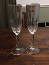 Crystal champagne flutes for sale  EASTLEIGH