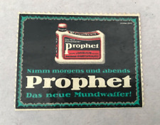 Reklamemarke prophet mundwasse gebraucht kaufen  Eichwalde