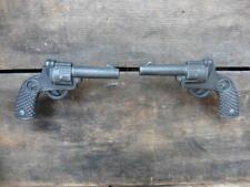 Used, Antique Metal Drawer Pulls Handle Western Cowboy Gun Cabinet Knobs Lot of 2 for sale  Meridian