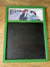 Vintage bisto chalkboard for sale  LINCOLN