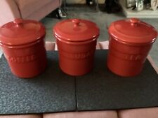 Red canisters tea for sale  CHATHAM