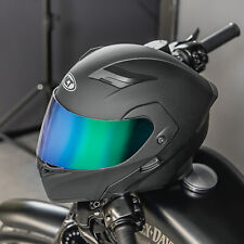 Used, Color Lens Full Face Dual Visor Flip Up Moto Helmet Modular Motorcycle Helmet for sale  Shipping to South Africa