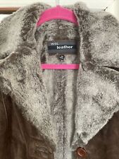 Coat leather faux for sale  POOLE