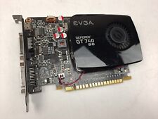 Placa de Vídeo EVGA GeForce GT 740 SC 4GB GDDR3 P/N 04G-P4-2744-KR Testada comprar usado  Enviando para Brazil